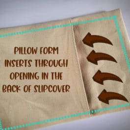 Accent Pillow Slipcover – “Slainte” An Irish Toast