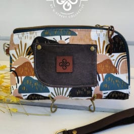 Crossroad Wristlet – Hilltop and Brown
