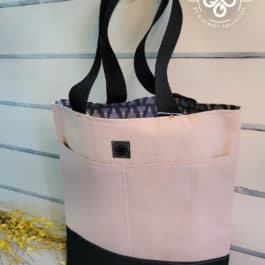 The Coastal Tote- Rose Gold with Princesses